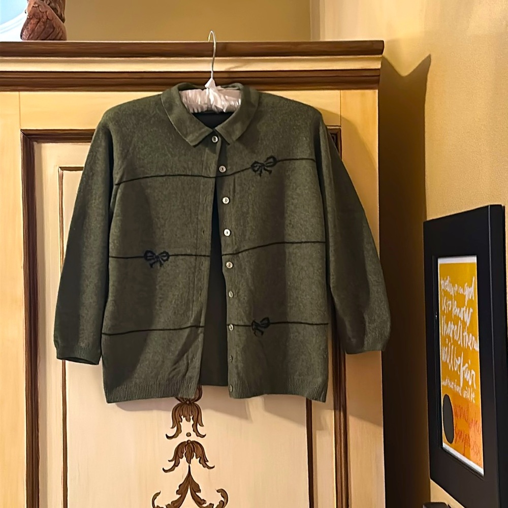 vintage Cashmere sweater from Scotland.